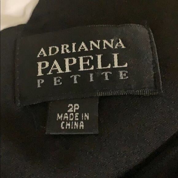 ADRIANNA PAPELL PETITE BLACK & White EVENI…p - Picture 6 of 7